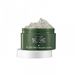 Маска для лица с амазонской глиной для сужения пор SCINIC All Day Fine Pore Super Clay Mask (100мл)